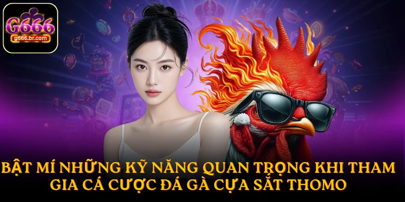 Bật mí những kỹ năng quan trọng khi tham gia cá cược đá gà cựa sắt thomo