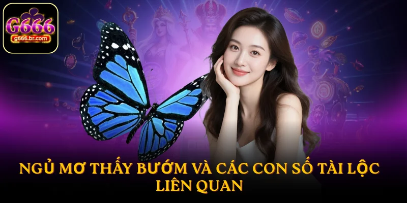 Ngủ mơ thấy bướm và các con số tài lộc liên quan